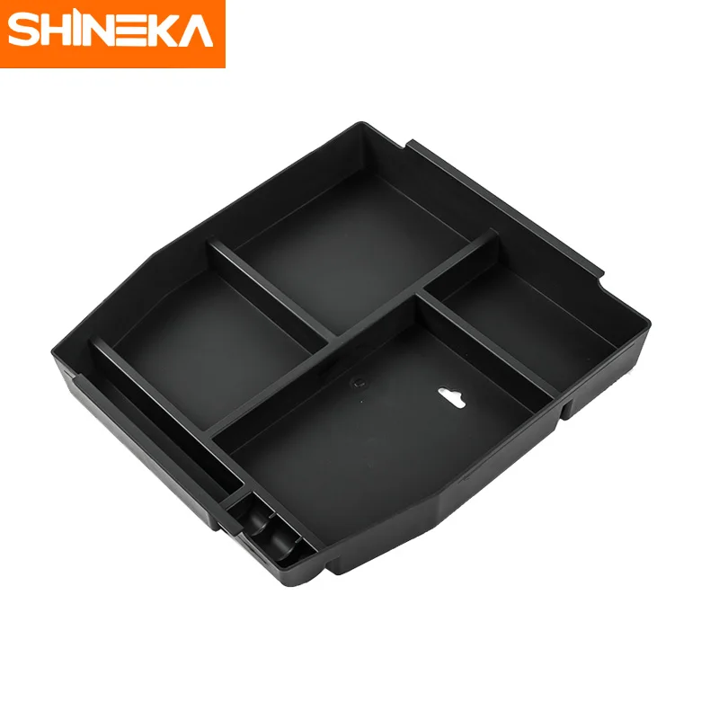 

SHINEKA Car Styling High Quality Central Console Armrest Storage Box Organizer Sticker for Ford F150 2015+ Car Accessories