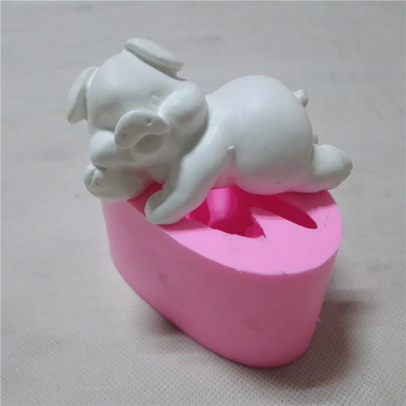 Great Mold 3D Pig Silicone Mold Soap Candle Molds Decorating Chocolate