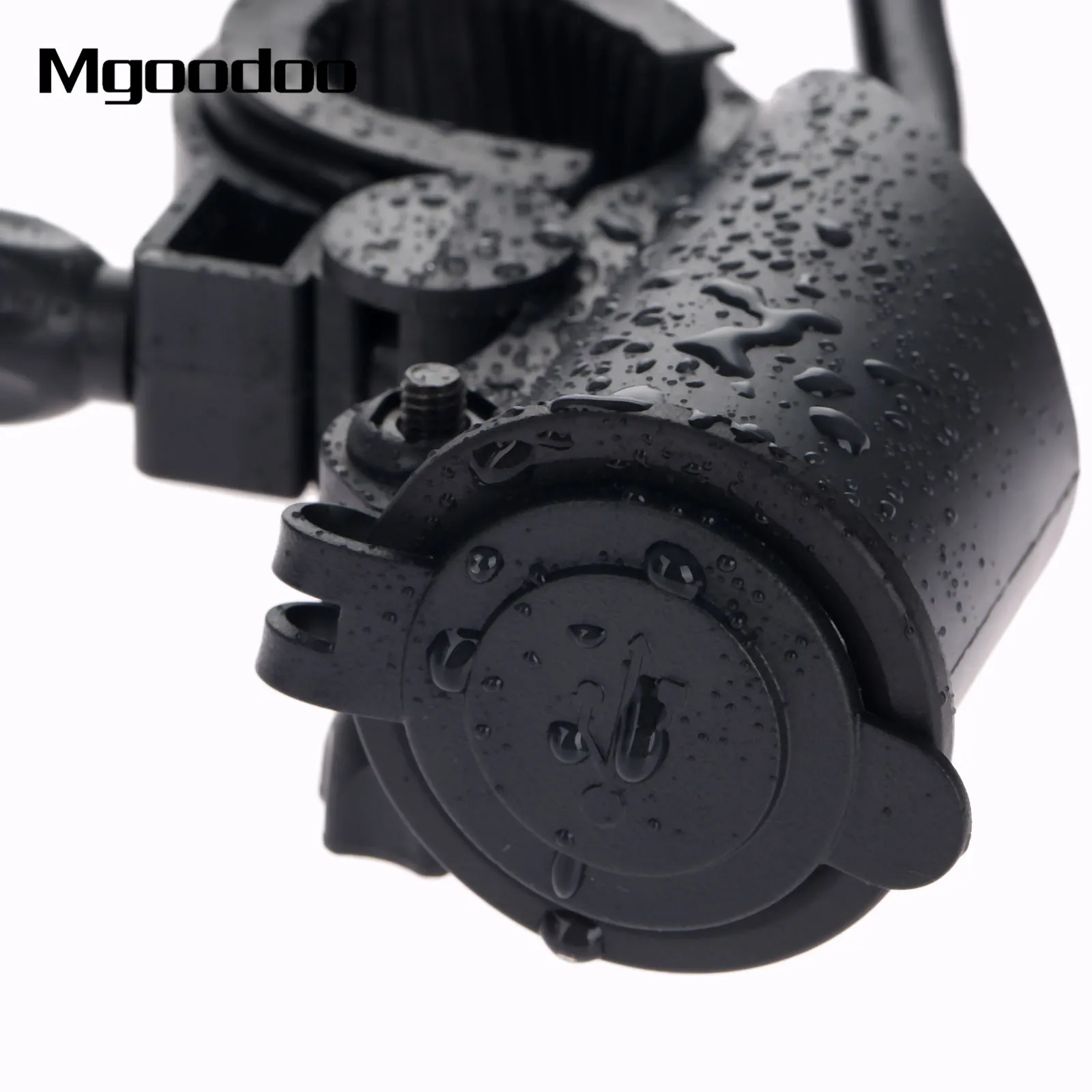 Мотоцикл Dual USB розетка Зарядное устройство Питание адаптер 12 24V 2.1A Прикуриватель
