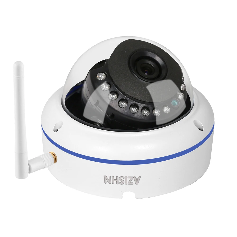 AZISHN Vandalproof Wifi Проводная ip-камера 720 P/960 P/1080 P Yoosee Обнаружение движения IP66 15IR CCTV камера с поддержкой sd-карты до 128G