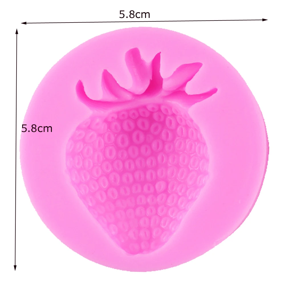 10 шт./компл. Клубника Силиконовые формы помадка пресс-формы Сахар ремесло инструменты шоколад формы для тортов F1167