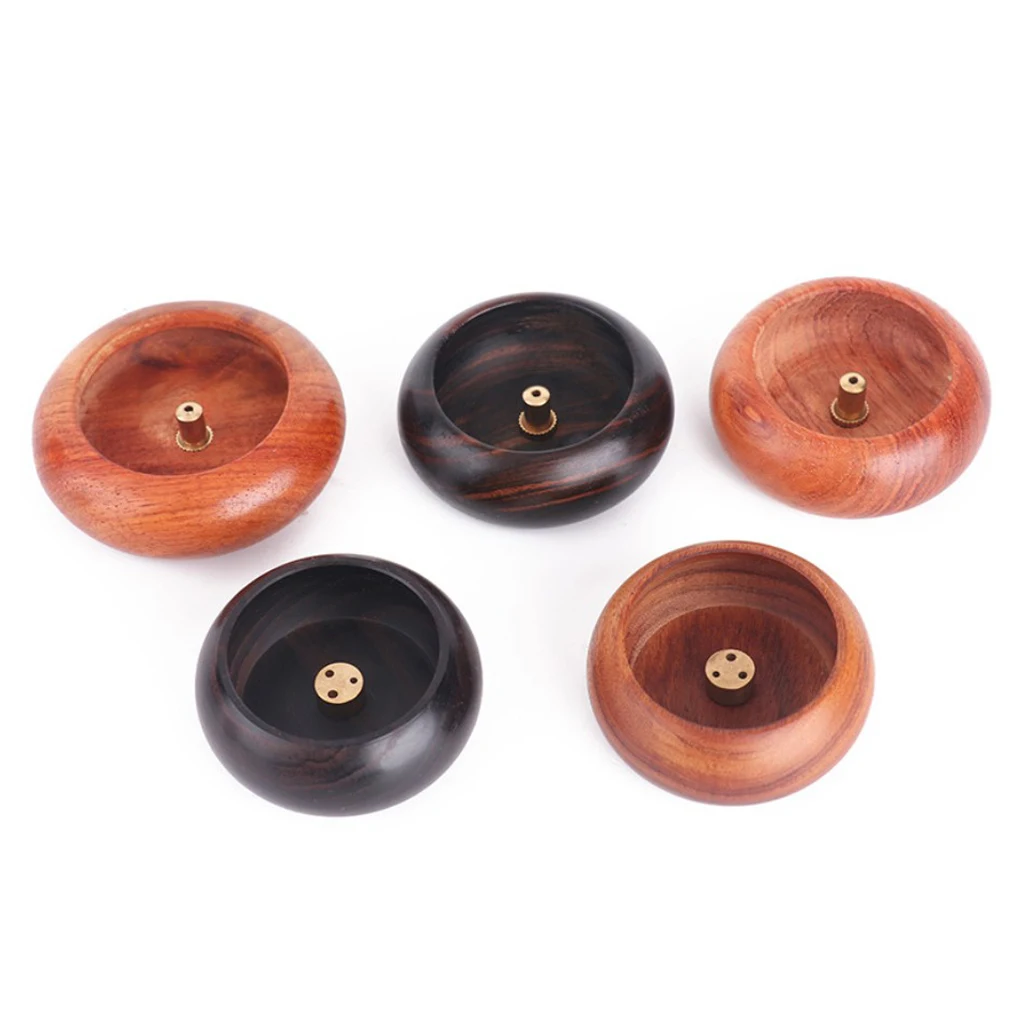 Decorative Wooden Incense Stick Burner Bowl Ash Catcher Tray Holder with Plate | Дом и сад