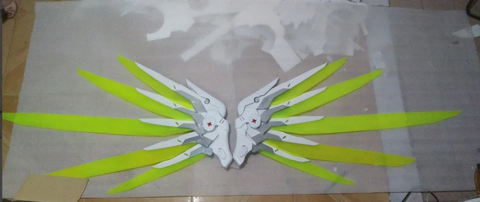 

Overwatch Angela Ziegler Mercy Wings Guardian Angel Cosplay Replica Prop
