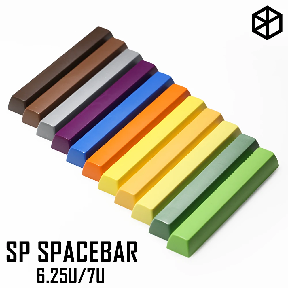 Sp signature пластик sa профиль пробела 6.25u 7u для mx stem механическая клавиатура abs keycap gh60 87