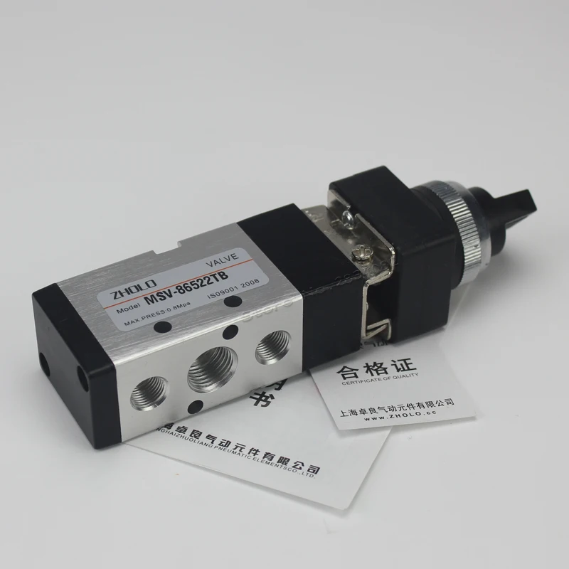 1/" поворотный ручной клапан PneumaticMSV-86522TB клапан 25 мм 30 мм