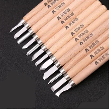

12-piece Wood Carving Tool Set Utility Knife Rubber stamp carving knife