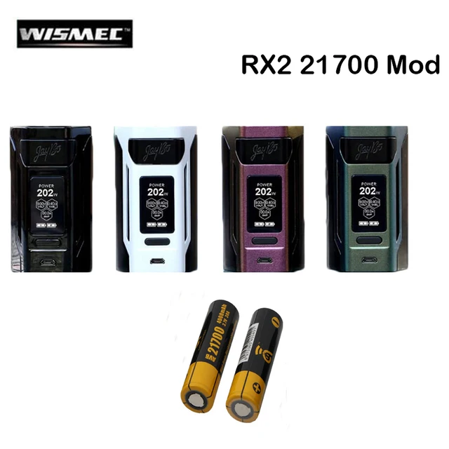 Оригинальный wismec reuleaux RX2 21700 Mod Vape 230 Вт Поддержка гном распылитель Fit WM02 катушки электронная сигарета комплект для электронной сигареты