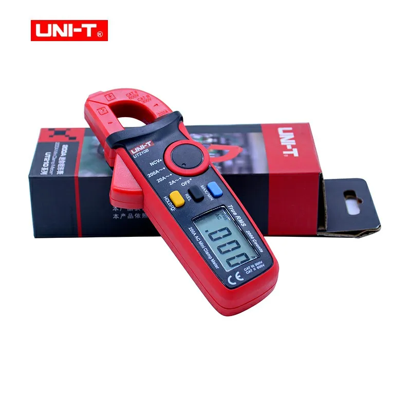 

UNI-T UT210B Mini Clamp Meters True RMS auto range NCV LCD backlight digital multimeter with CE RoSH