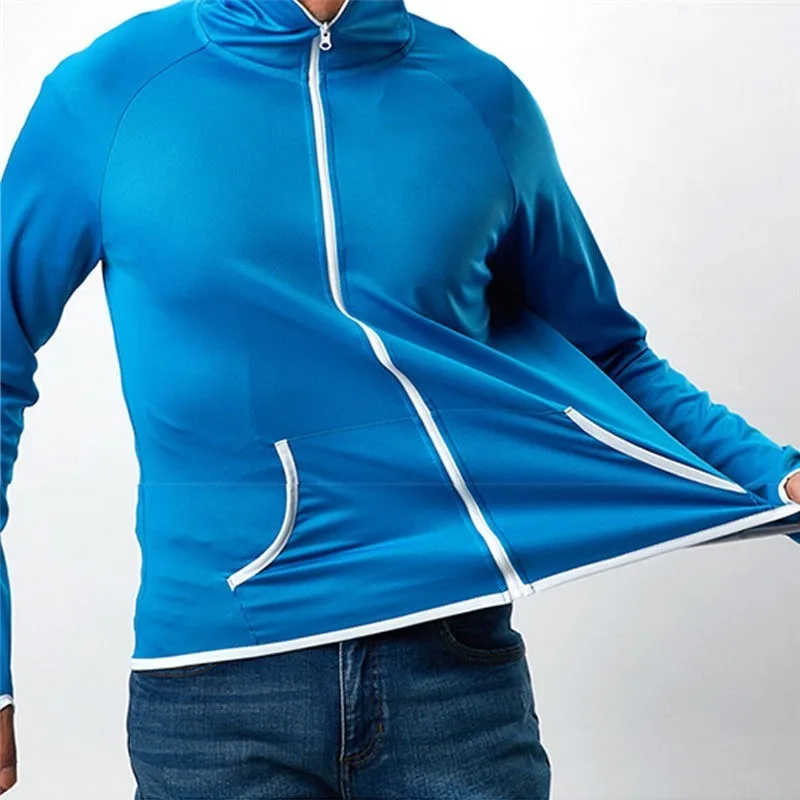 Ледяные шелковые водонепроницаемые рубашки для рыбалки, технологическая гидрофобная противообрастающая Спортивная одежда для рыбалки, Мужская быстросохнущая куртка
