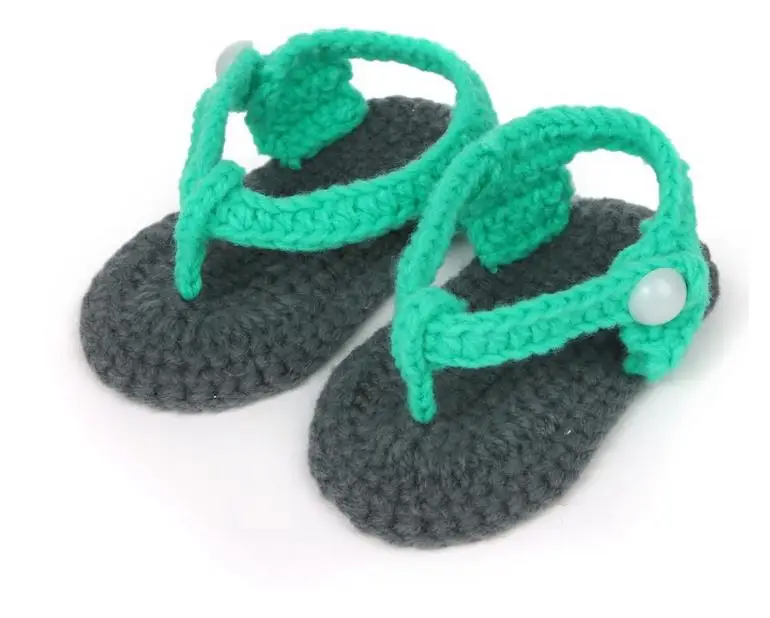 1 пара, Лидер продаж, милые мягкие креативные туфли для маленьких мальчиков и девочек, ручная работа, цвета, обувь для малышей, детская кроватка, 11 см - Цвет: green