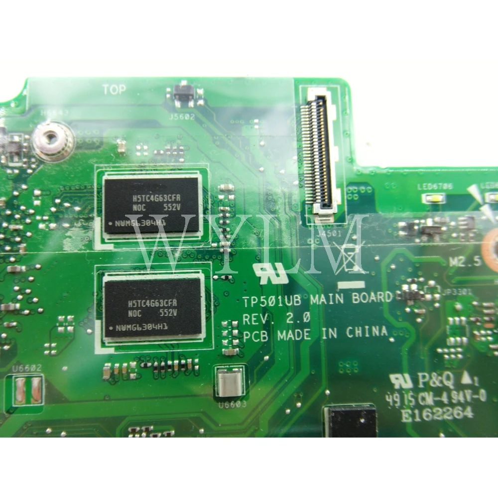  TP501UB I5-6200 CPU 4GB RAM mainboard For ASUS TP501U TP501UB TP501UA TP501UQ laptop motherboard Te