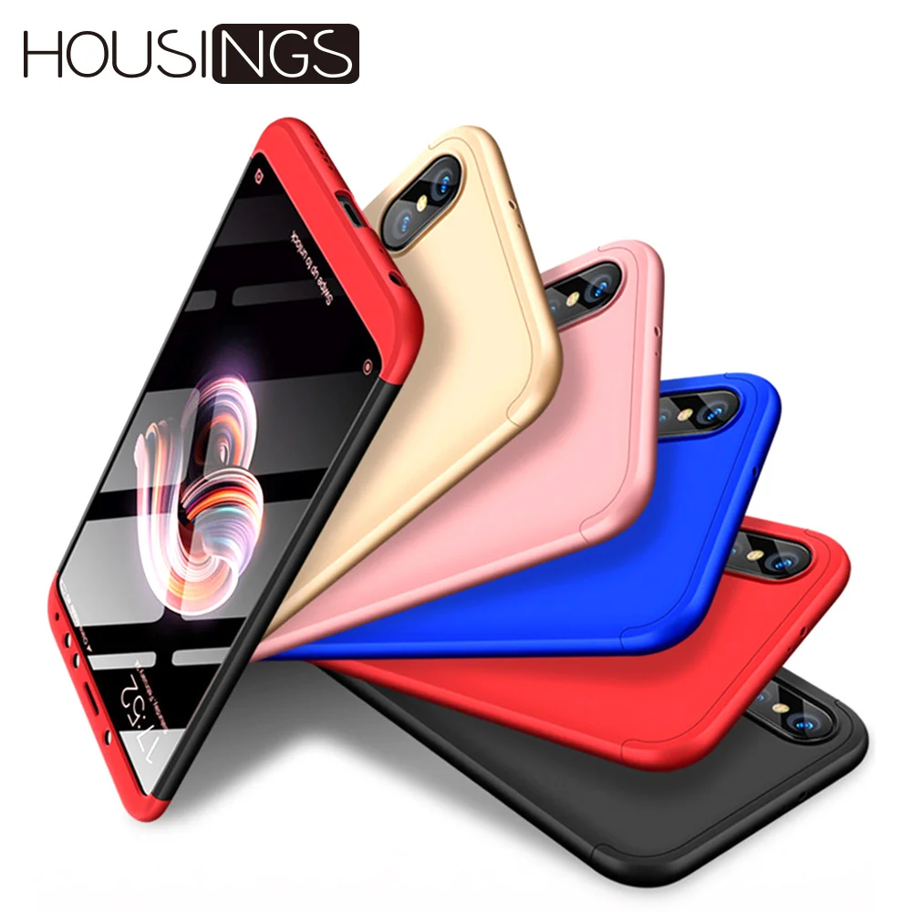 

Shockproof 360 Full Body Phone Case For Xiaomi Redmi Note 5 6 Pro Mi 8 Lite 9 SE Hard PC Cases For Xiaomi Redmi 6A 5A Plus Cover