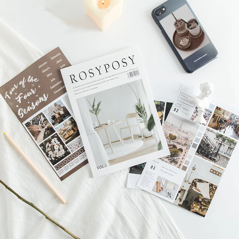

Mohamm Kawaii Rosyposy Life Series Cute Sticker Custom Stickers Diary Stationary Flakes Scrapbook DIY Decorative Stickers