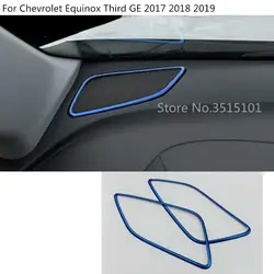 Высокое качество Тюнинг автомобилей передних аудио говорить динамик крышка панели капюшоне 2 шт. Для Chevrolet Equinox Третий GE 2017 2018 2019