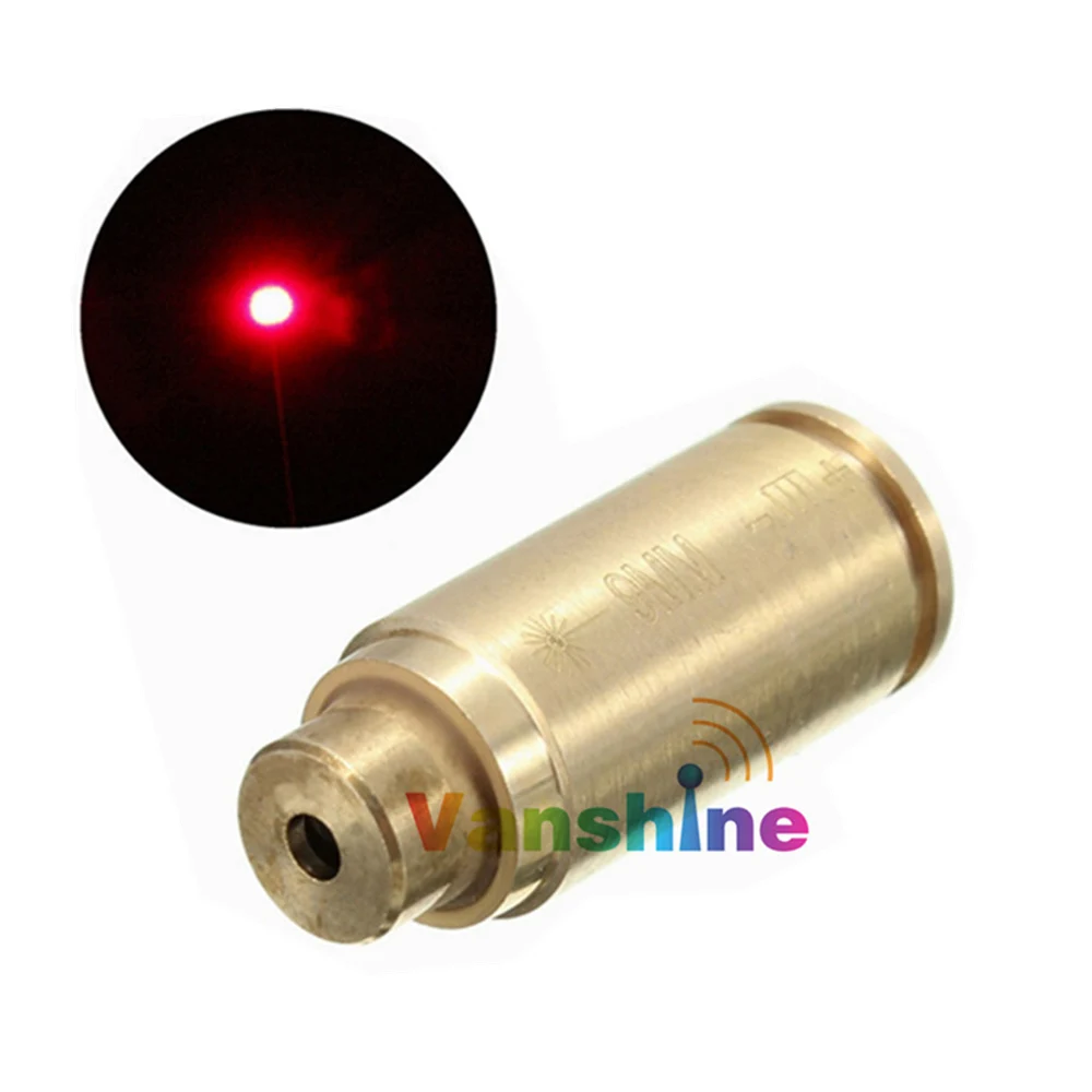 9mm Cartridge Red Laser Bore Sighter Boresighter Collimator Brass fit