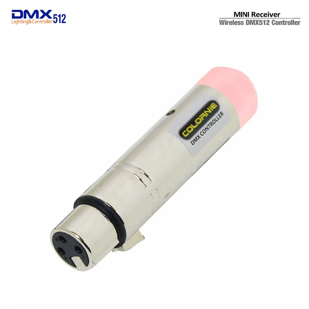 Hot Sale 2.4GHz Wireless DMX 512 MINI Receiver Signal Stability Led DMX Controller Disco Lights Controller