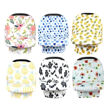 

2018 new arrival Nursing Cover Scarf for Mum Feeding Baby Car Seat Canopy Shopping Cart Cover Breathable Canopy Nursing