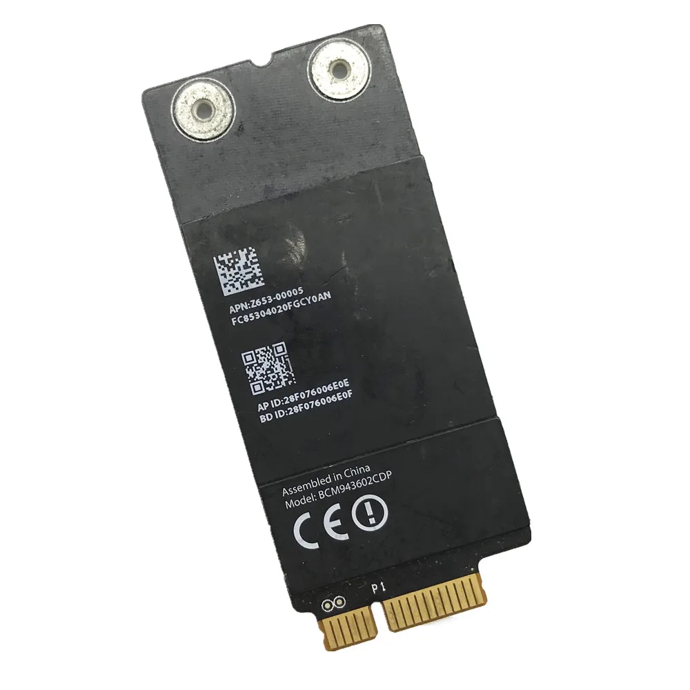 

2015 year A1418 A1419 Wifi 802.11ac and Bluetooth 4.0 Airport Card BCM943602CDP