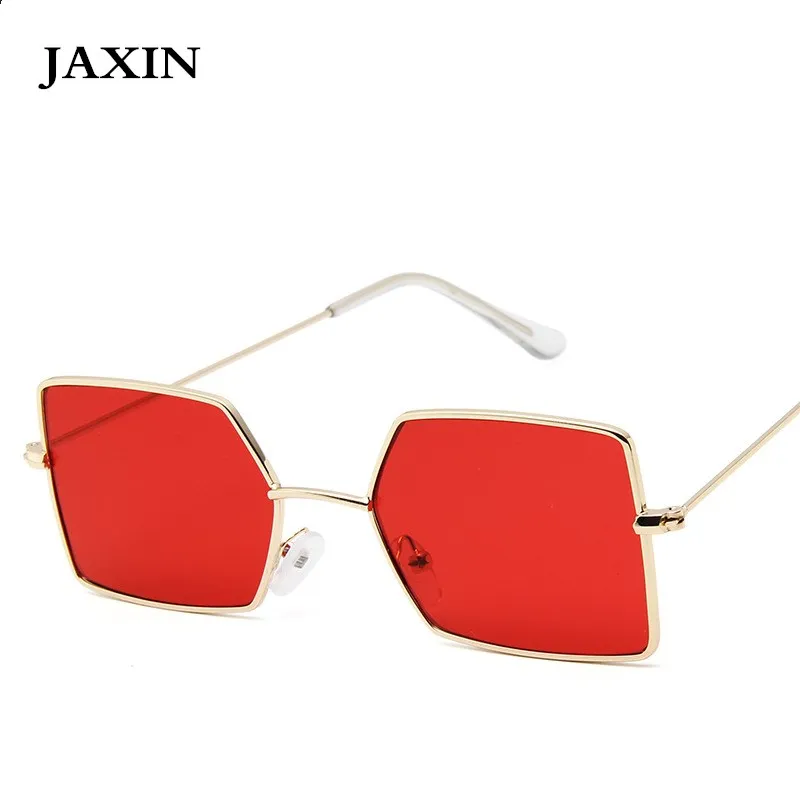 JAXIN oculos индивидуальные защитные солнцезащитные очки мисс Мода металлическая