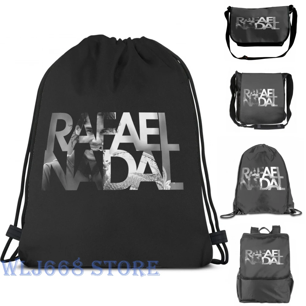 

Funny graphic print shoulder Bags women rafael nadal Single shoulder backpack travel for men Gym Bag