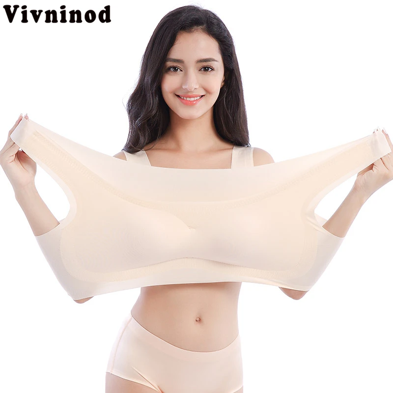 Невидимый бюстгальтер пуш-ап бюстгальтер без косточек Soutien Gorge Femme M-6XL размера плюс бесшовный бюстгальтер кружевное нижнее белье женский бюстгальтер без косточек для женщин