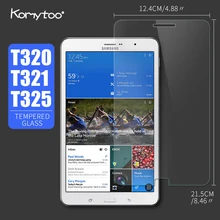 С уровнем твердости 9 H 0,3 мм закаленное Стекло для Samsung Galaxy Tab Pro T320 T321 T325 8," Взрывозащитная плёнка прозрачная Экран защитную крышку