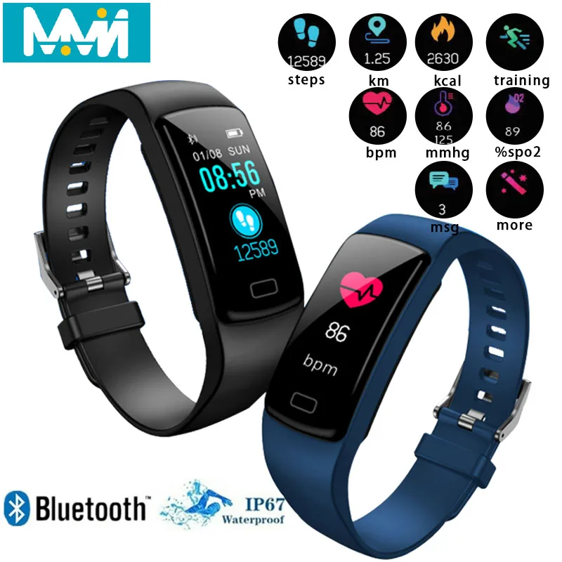 

Y5 Smart Bracelet Y9 Sport Bluetooth Wristband Heart Rate Monitor Watch Activity Fitness Tracker smart watch PK hua wei band