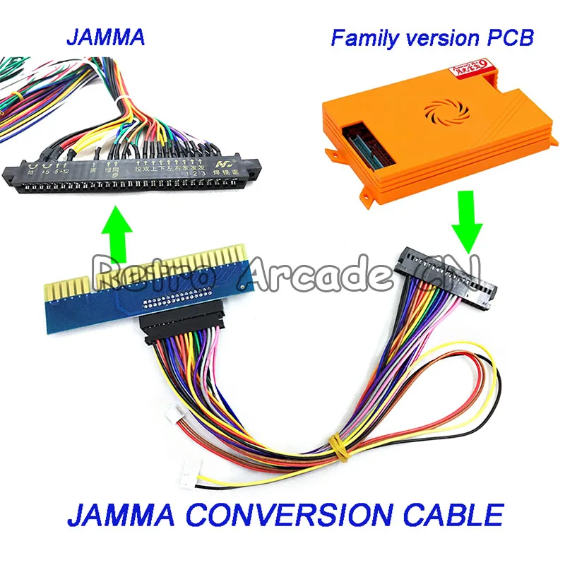 1 pcs Arcade Game Jamma conversion cable for family version game PCB Pandora box 5 6 9