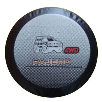 

14" 15" 16" Inch Heavy-Duty PVC Leather Spare Tire Cover Bag Case Pouch Protector For Mitsubishi Pajero