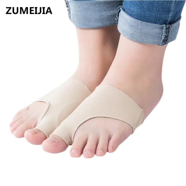 1 Pair Silicone Orthopedic Insoles Hallux Valgus Correction Toe Separator Big Foot Bones