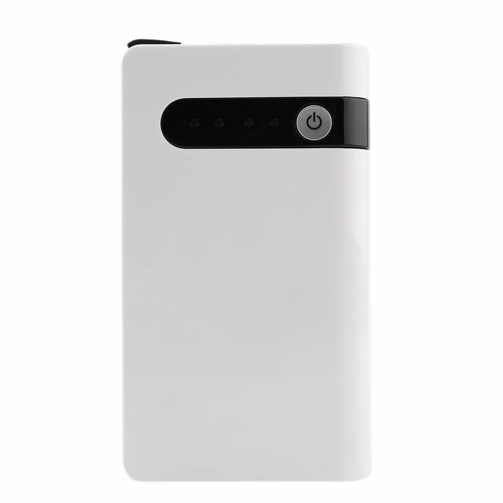 2018 New White 1Set US 12V 20000mAh Mini Car Jump Starter SOS Emergency Charger Power Bank Battery