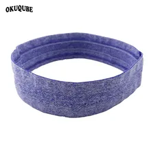 OKUQUBE эластичная спортивная повязка широкая лента для волос при занятиях йогой дышащая повязка на голову для фитнеса Мягкая Спортивная Милая повязка на голову стабильная Беговая повязка для волос