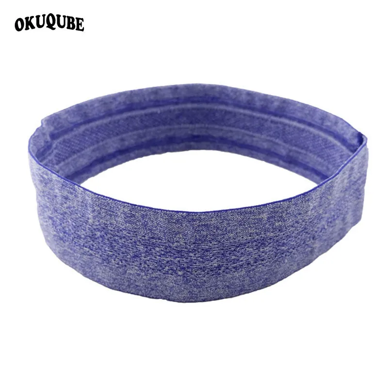 Эластичная спортивная повязка на голову OKUQUBE широкая лента для волос при