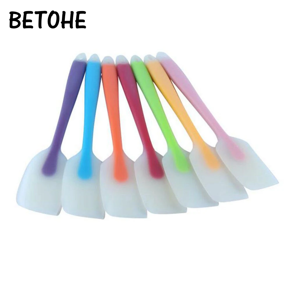  BETOHE 5pcs Colorful Silicone Spatula Spoon Baking & Pastry Spatulas Scraper Mixer Dough Butter Ice