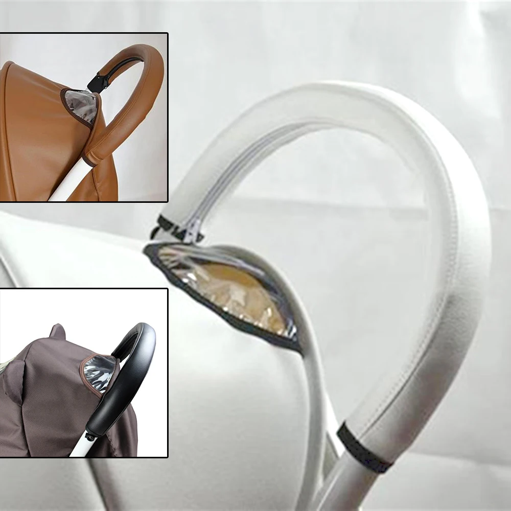 Новая детская тележка чехол для подлокотника Детская коляска Коляска подлокотник сумка с ручкой PU кожаный защитный чехол