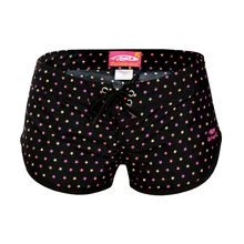 Лето праздник Гавайи в горошек Шорты для женщин Повседневное низкая талия Быстросохнущие шорты для женщин; Большие размеры Шорты для женщин w594