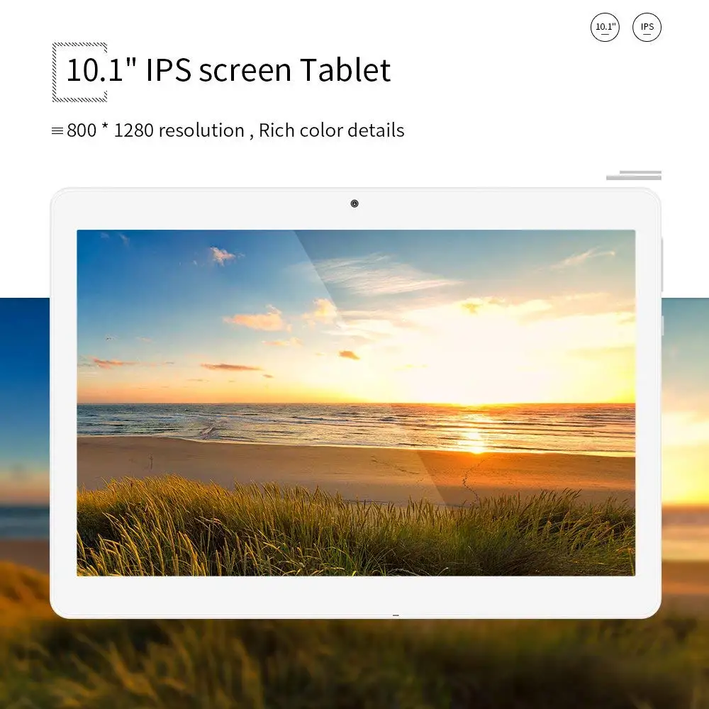 Горячее предложение, 10 дюймовый планшет, компьютер, 4 ядра, 4 Гб Оперативная память 64 Гб Встроенная память Android 8,0 gps с двумя сим-картами 1280*800 ips 3g телефон планшет