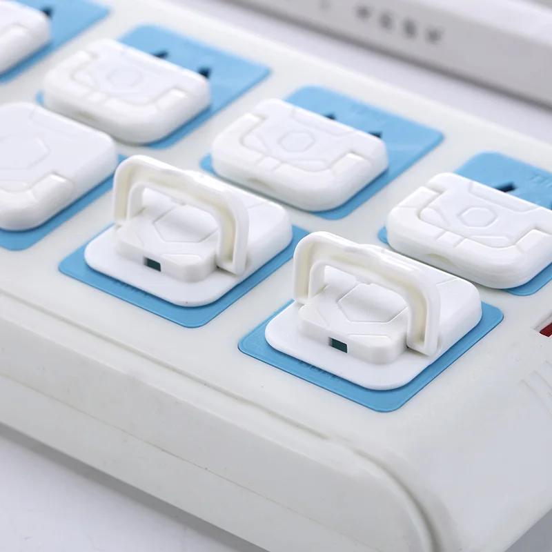 

Protection 10 pcs Russian EU European Euro security Child Electric Socket Outlet Plug Two Phase Safe Lock Cover Baby Kids Safety