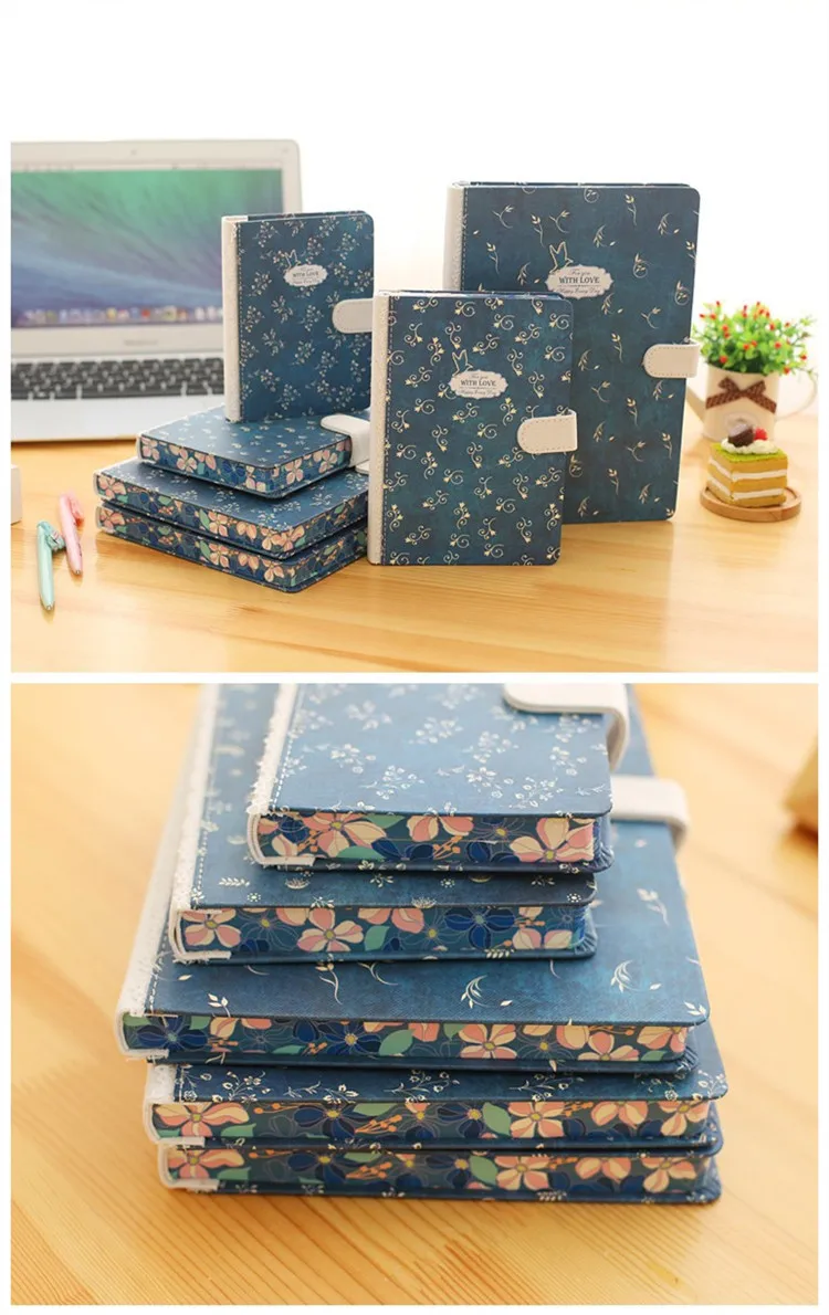 Креативный винтажный блокнот с твердой обложкой, школьный дневник с магнитной пряжкой, блокнот с буквенным принтом, памятка, подарок