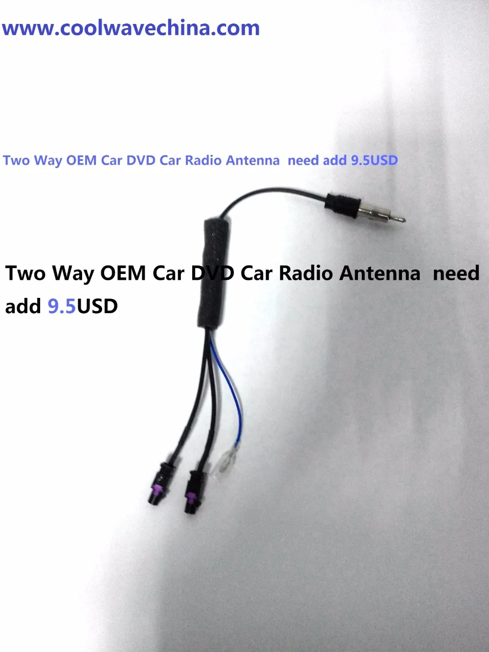 Two Way Radio Antenna OEM Car Radio Antenna Adapter Diversity System