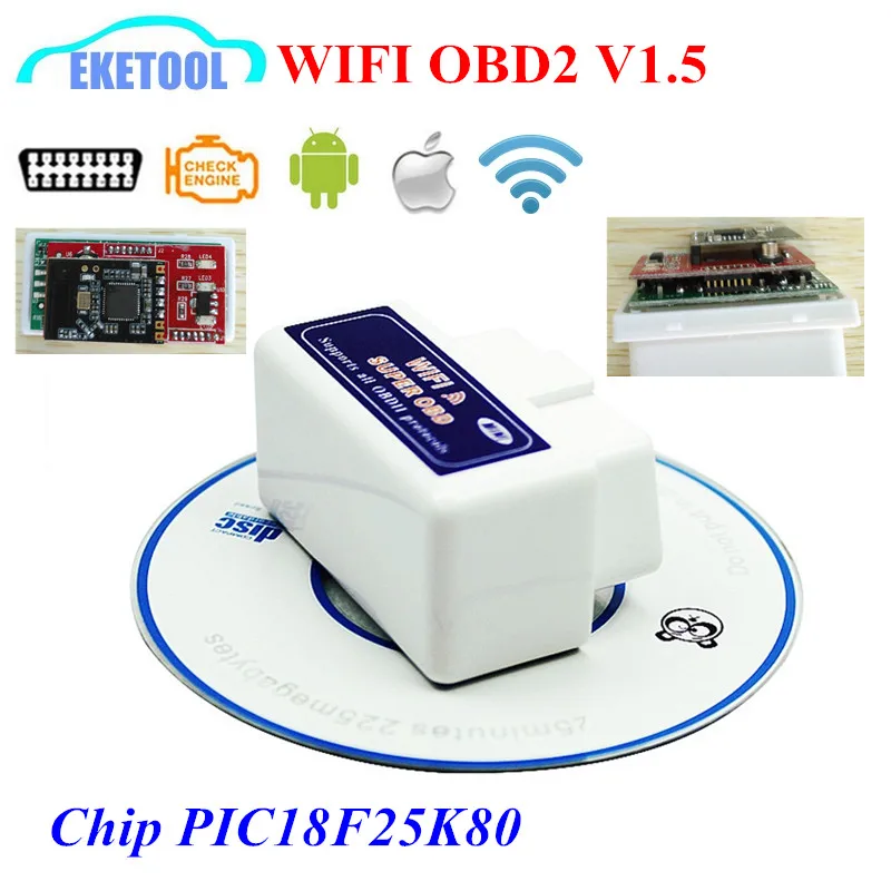 Prix pour Haute Qualité PIC18F25K80 Firmware Adaptateur V1.5 ELM327 OBD2 Diagnostic Scanner ELM 327 1.5 Travaux Android/iOS/Windows Sans Fil Prix pour Haute Qualité PIC18F25K80 Firmware Adaptateur V1.5 ELM327 OBD2 Diagnostic Scanner ELM 327 1.5 Travaux Android/iOS/Windows Sans Fil