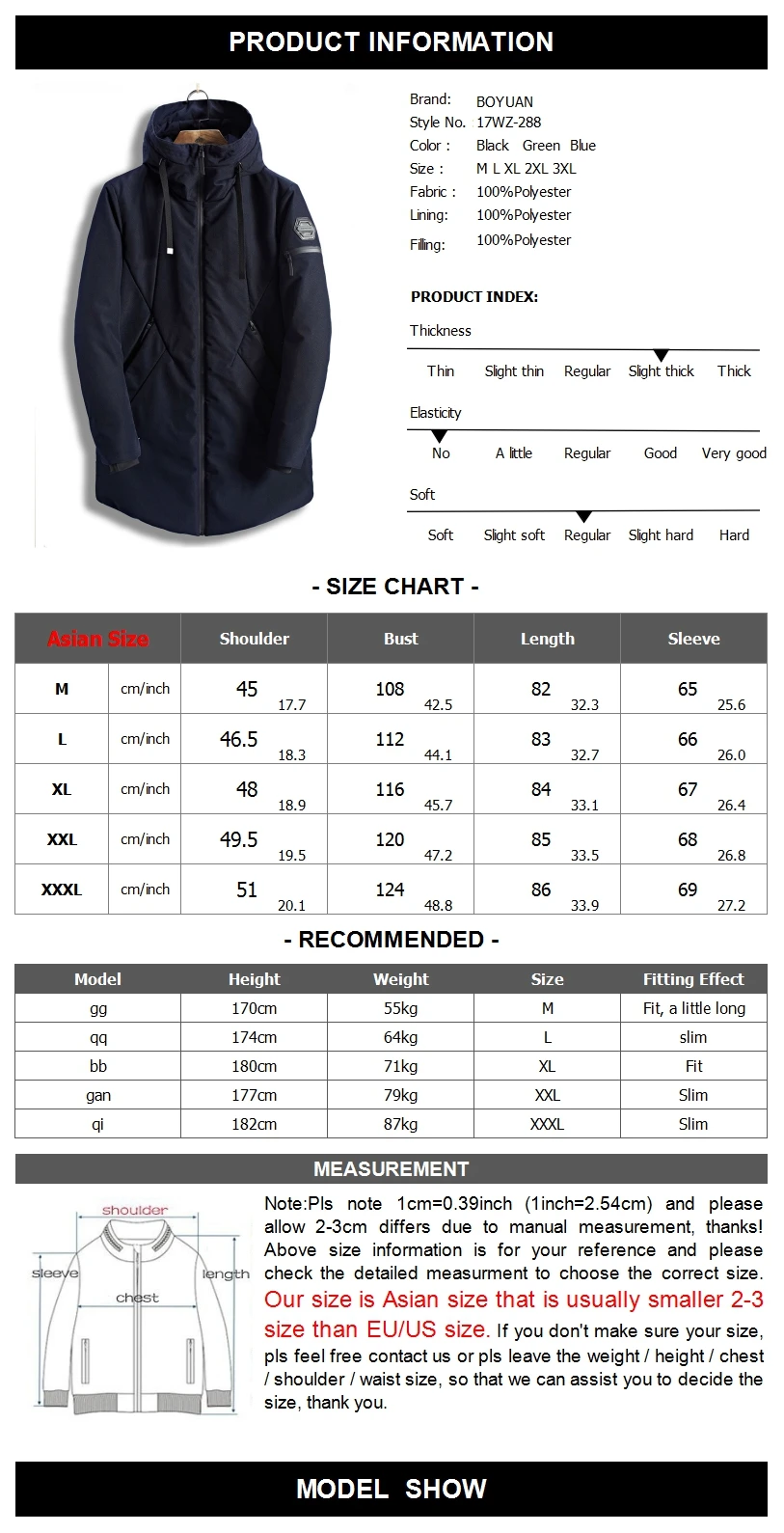 288 size
