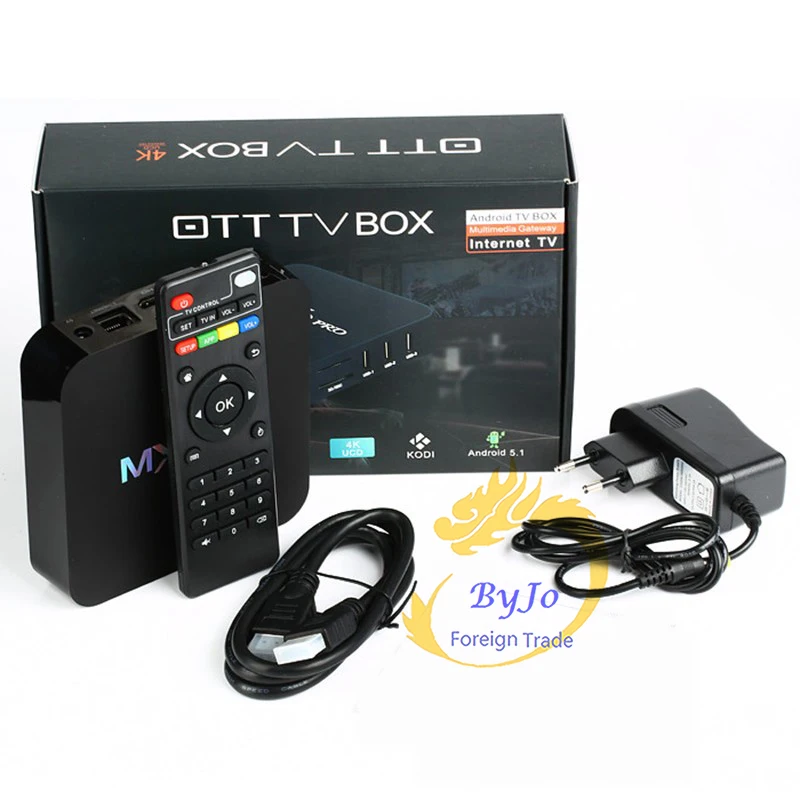 MX Pro 4K TV Box Amlogic S905X Quad Core 1GB Flash font b Android b font