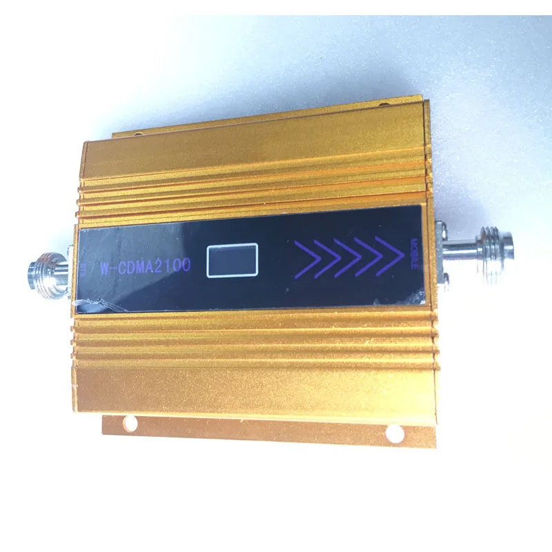 3G WCDMA 2100 MHz المحمول هاتف محمول الهاتف إشارة الداعم مكرر فقط ، مكاسب 60dbi شاشة الكريستال السائل ، هوائي غير المدرجة