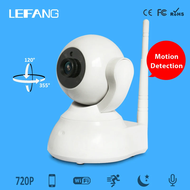 720P Mini WIFI IP Camera Wireless Alarm Home Security CCTV Camera Surveillance with Night Vision