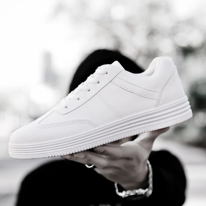 

Hot Man Shoes Classic Fashion Breathable Vulcanized Shoes Summer Thick Bottom Tie Casual Comfortable Sports Shoes Men Sneaker