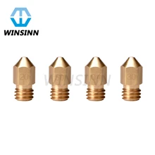 MK8 Bronze Bico 0.2 0.3 0.4 0.5 0.6 0.8 milímetros para Anet A8 Criatividade CR-10 CR10 Ender 3 5 Hotend impressora de Reprap Makerbot extrusora 3D(China)