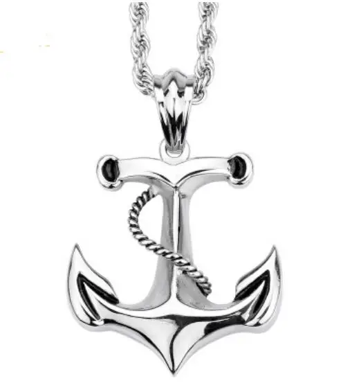 Drop shipping Religious 316L Stainless Steel 40*46mm Silver Large Cross