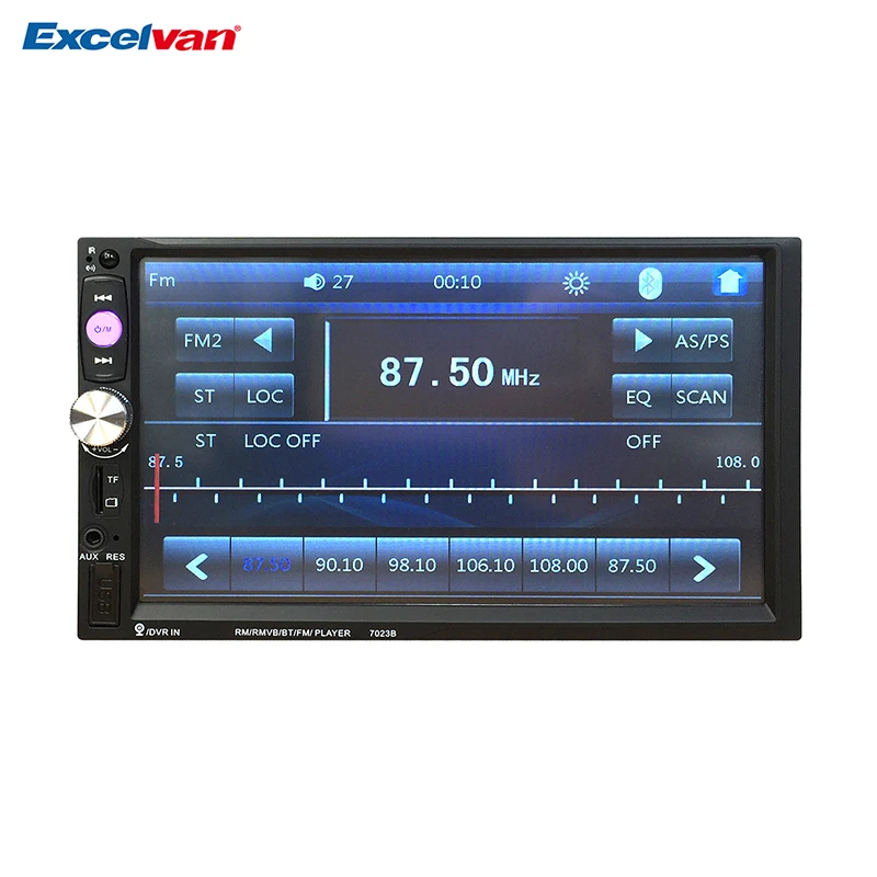 7" HD Touch Screen Car Stereo MP4 MP5 Player 2 Din Bluetooth 3.0 In Dash Aux FM Radio USB SD