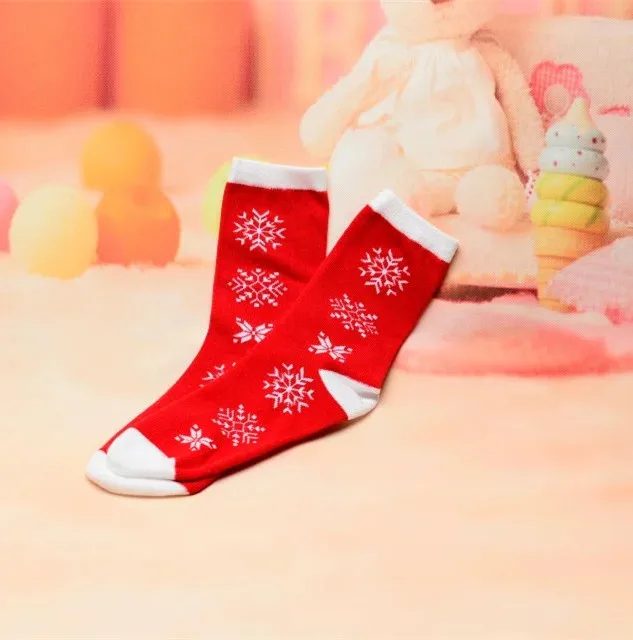 Новая распродажа, хлопковые носки с Санта-Клаусом и снеговиком, женские гольфы с рисунком лося и снежинки, повседневные рождественские женские теплые носки с принтом для взрослых - Цвет: 7